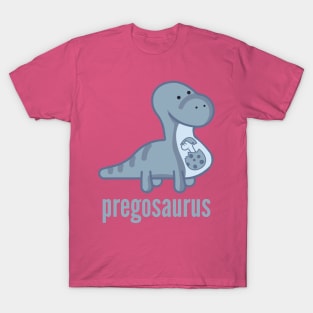 Pregosaurus Shirt - Funny Dinosaur Mom T-Shirt T-Shirt